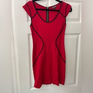 Express Red Cocktail Dress